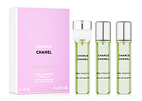 Оригинал Chanel Chance Eau Fraiche 20 мл *3 REFILL ( Шанель шанс фреш ) туалетная вода