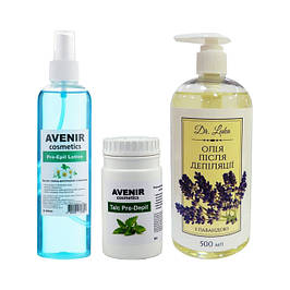 Засоби до та після депіляції