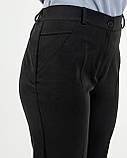 Класичні жіночі штани пояс на гумці. Розміри 46 — 66, фото 3