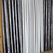 Комплект готових штор з сірого, структурного жакарда і молочного шифону, фото 2