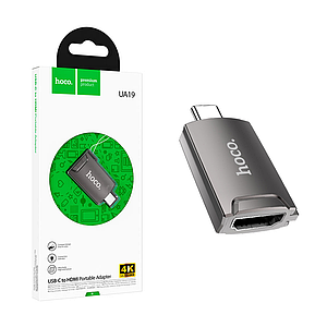 Адаптер Type-C to HDMI 4K Hoco UA19
