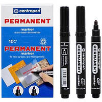 Від 10 шт. Маркер товстий чорний 8566 CENTROPEN купити дешево оптом в інтернет-магазині