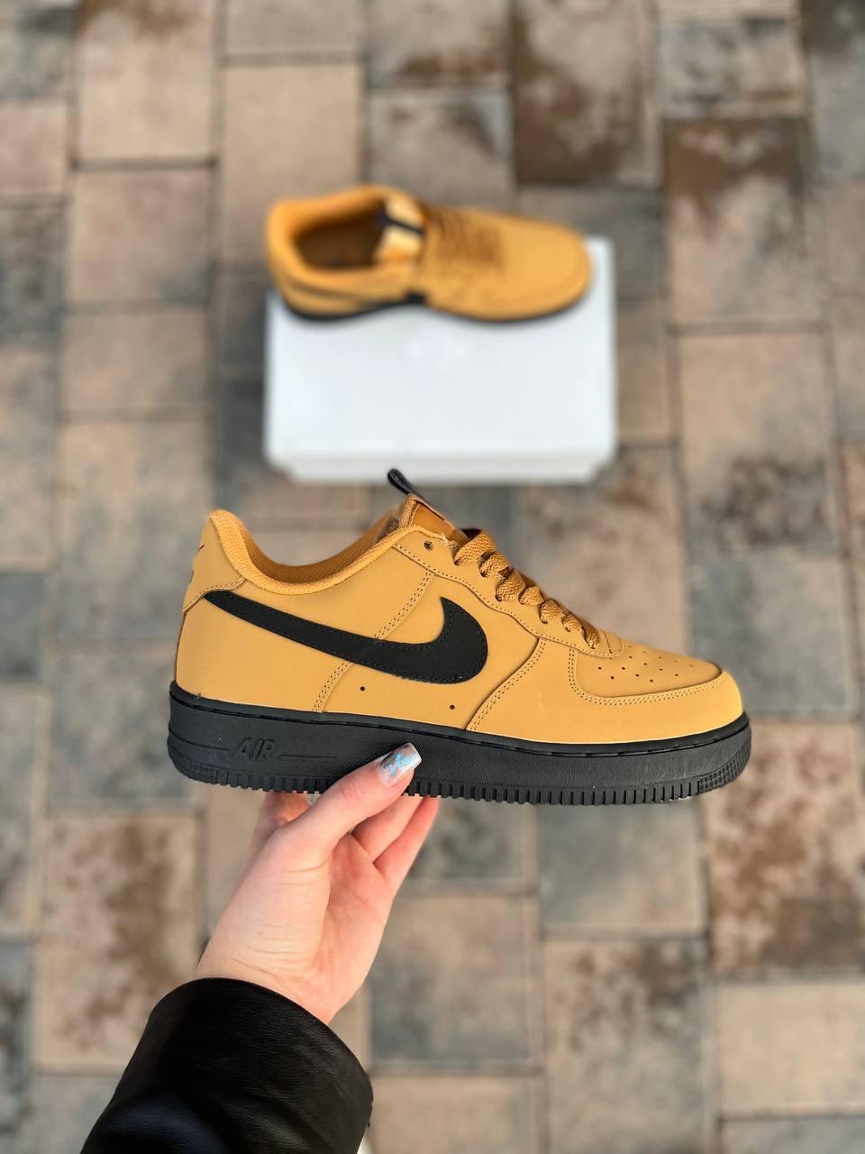 Nike Air Force 1 07 Wheat Black Midnight Navy