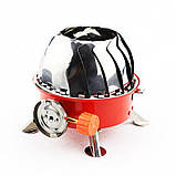 Портативний газовий пальник + 3 балони, фото 3