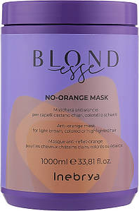 Маска INEBRYA Blondesse no-orange mask для блонда анти-оранж 1000 мл.