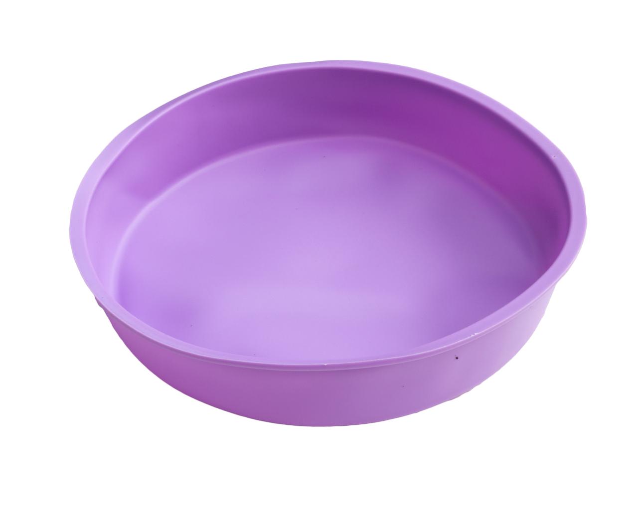 Силіконова форма для випікання кругла, низька, фото 1
