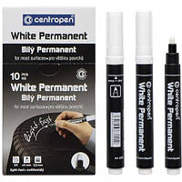 Від 10 шт. Маркер товстий білий 8586 CENTROPEN купити дешево оптом в інтернет-магазині