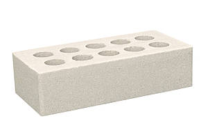 Цегла стандарт пустотіла гладка Біла