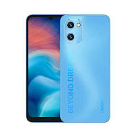 Смартфон с двойной камерой и мощной батареей на 2 сим карты Umidigi C1 2/32Gb blue НА ПОДАРОК