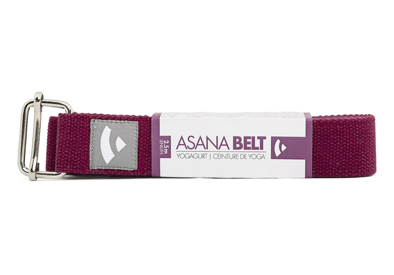 Ремень для йоги Asana Belt от Bodhi баклажановый 250x3.8 см - фото 2 - id-p1678021032