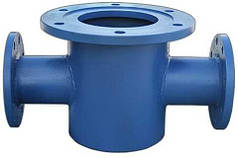 Пожежна підставка чавунна ППДФ фланцева Ду 100х100 мм