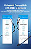 Переходник Vention USB-C Male to 3.5mm Male Cable 1 м Black/ Grey (BGKHF), фото 6