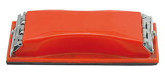 Брусок для шліфування, 160 х 85 мм, пластиковий із метал. затискачами VOREL 07950