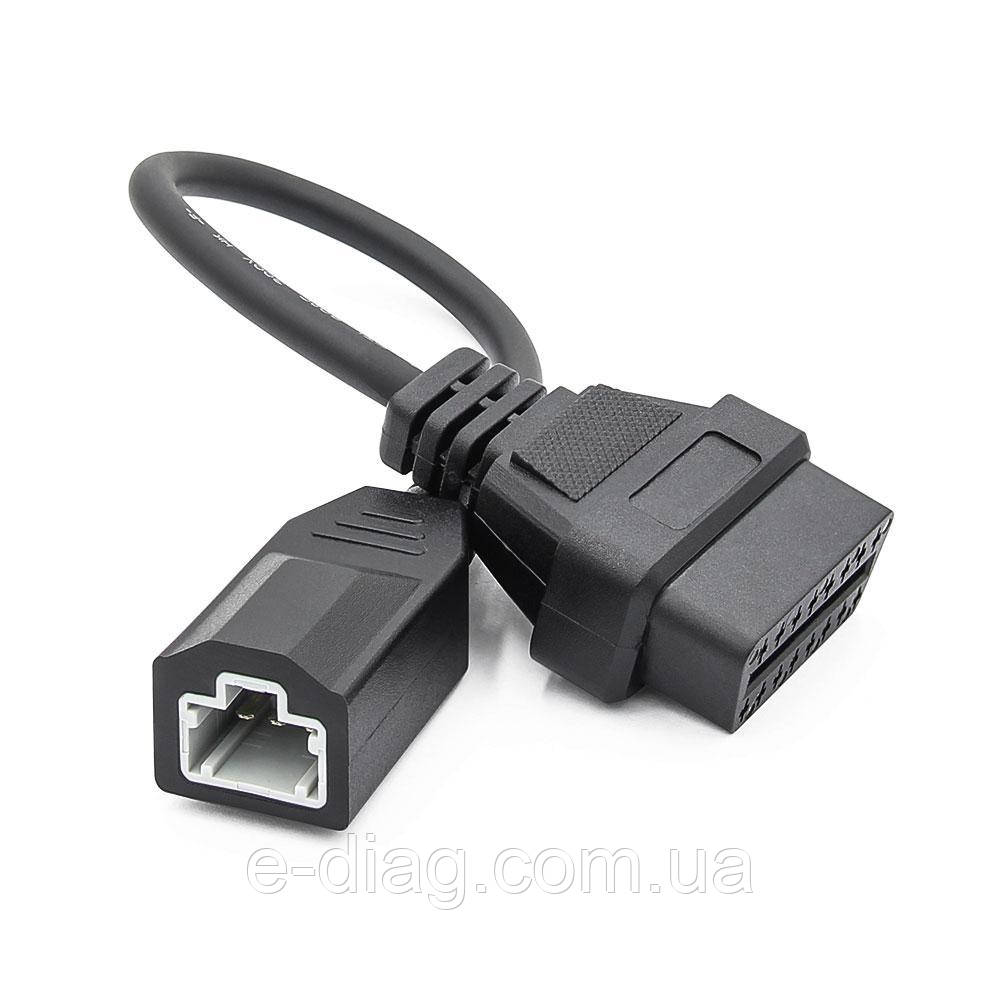 Перехідник OBD2 Honda 3 pin для підключення до діагностики авто Honda (3pin - 16pin)