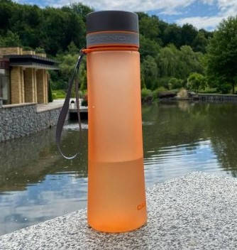 Пляшка для води Casno Waterbottle KXN-1111 1 л orange, фото 3