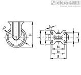 Колесо RE.FF-100-PBL-N, фото 2