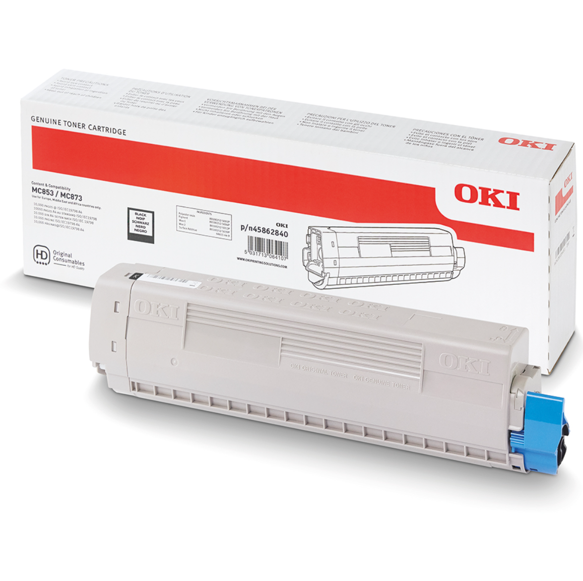 Картридж OKI Black для MC853DN (45862840)