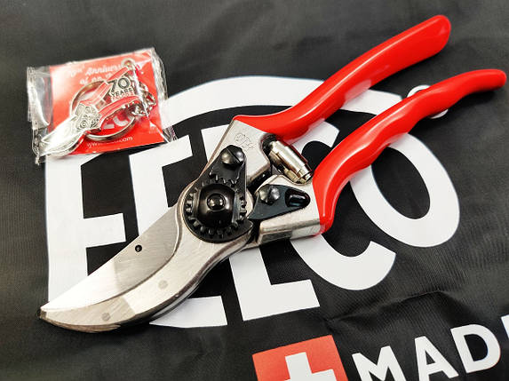 Садовий секатор FELCO 2 + ПОДАРУНКИ (Брелок 70-та річниця Фелко + Екосумка Фелко), фото 4