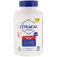 Citracal, Maximum Plus + D3, 180 капсул в оболочке Киев