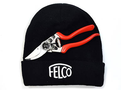 Садовий секатор FELCO 8 + Фірмова Шапка Фелко (подарунковий набір)