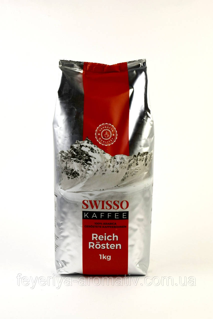 Кофе в зернах Swisso Kaffee 1кг (Германия): продажа, цена в Луцке. Кофе ...