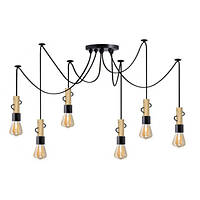 Люстра-павук на 6 ламп цоколем Е27 1303B/6P