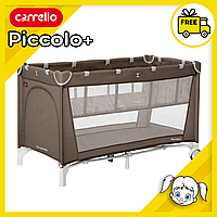 Детский манеж Carrello Piccolo+ (CRL-9201/2) со вторым дном Chocolate Brown