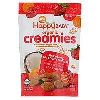 Happy Family Organics, Organic Creamies, снеки из сублимированных овощей, фруктов и кокосового молока, Киев