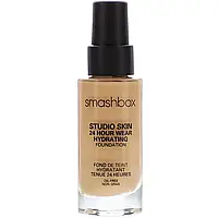 Smashbox, Studio Skin 24 Hour Wear Hydrating Foundation, 2.2 Light Medium With Warm Peach Undertone, 1 fl oz