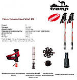 Трекінгові палиці Tramp Scout 140 Alu 6061 червоні (пара), фото 4