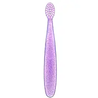 RADIUS, Totz Toothbrush, суперм'якша зубна щітка, для малюків від 18 місяців, олова з блистками, 1 Штука.