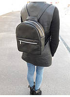 Go Женский модный городской рюкзак из экокожи Sambag Princes 0PSP черный практичный маленький мини стильный