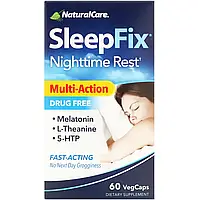 NaturalCare, SleepFix, средство для улучшения качества сна, 60 растительных капсул Киев