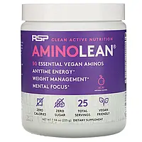 RSP Nutrition, AminoLean, незаменимые веганские аминокислоты, асаи, 225 г (7,94 унции) Киев