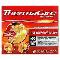 ThermaCare, Расширенная терапия мышечной боли, 3 тепловых обертывания Киев
