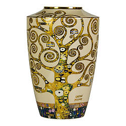 Ваза з порцеляни Goebel «Дерево життя» на основі картини Густава Клімта, 27х41 см