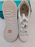 Кросівки білі екошкіряні жіночі демісезонні унісекс 44, фото 7