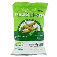 Peeled Snacks, Organic, Peas Please, Garden Herb, 3.3 oz (94 g) (Discontinued Item)