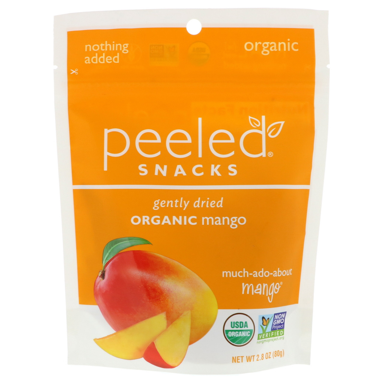 Peeled Snacks, Gently Dried Organic Mango, 2.8 oz (80 g) (Discontinued Item) Киев - фото 1 - id-p1678047333