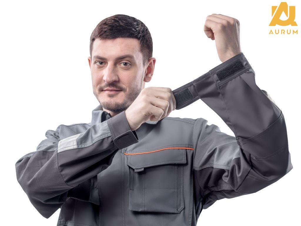 Куртка рабочая на съёмной утепленной подкладке AURUM 4S (рост 188 см) - фото 6 - id-p1678093760