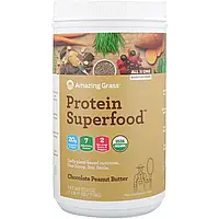 Amazing Grass, Protein Superfood, Chocolate Peanut Butter, 27.3 oz (774 g) (Discontinued Item) Киев