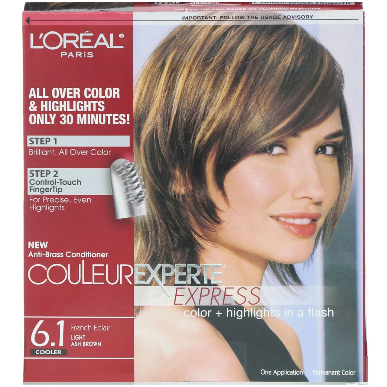 L'Oreal, Краска для волос Couleur Experte Express, Color + Highlights, оттенок 6.1 Light Ash Brown, на 1 Киев - фото 1 - id-p1678053162