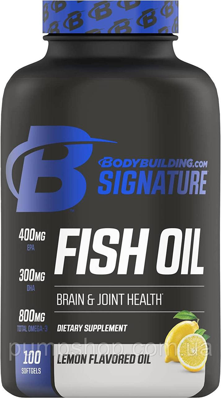 Омега-3 риб'ячий жир Bodybuilding Signature Signature Fish Oil with Omega-3 100 капс.