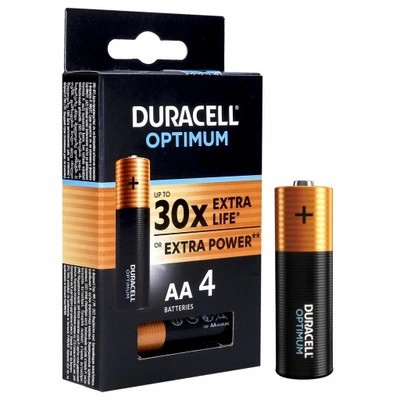 Батарейка DURACELL OPTIMUM AA/LR6 (4 шт.)