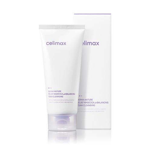 Делікатна пінка для вмивання Celimax Derma Nature Relief Madecica pH Balancing Foam Cleansing 150 ml