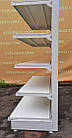 Торгові односторонні (пристінні) стелажі «ЕДЕН» 205х100 см., на 7 полиць, Б/у, фото 10