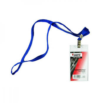 Бейдж вертикальний Аxent 4506 із шнурком 55*90 109115 G-Rich