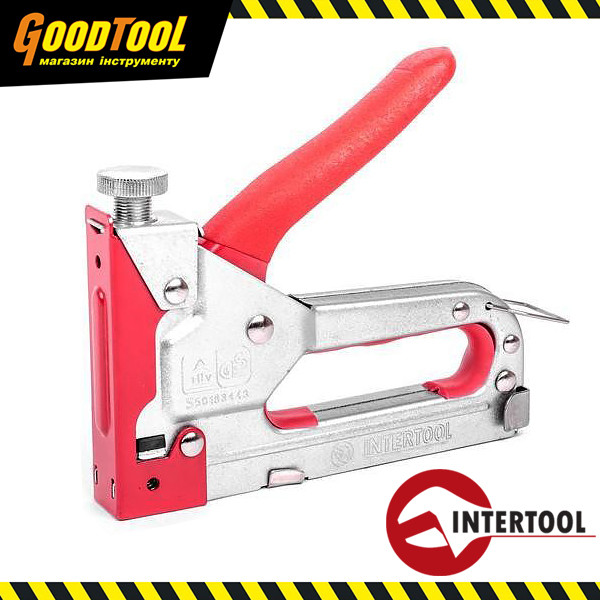 Степлер будівельний INTERTOOL RT-0102 4-14 мм
