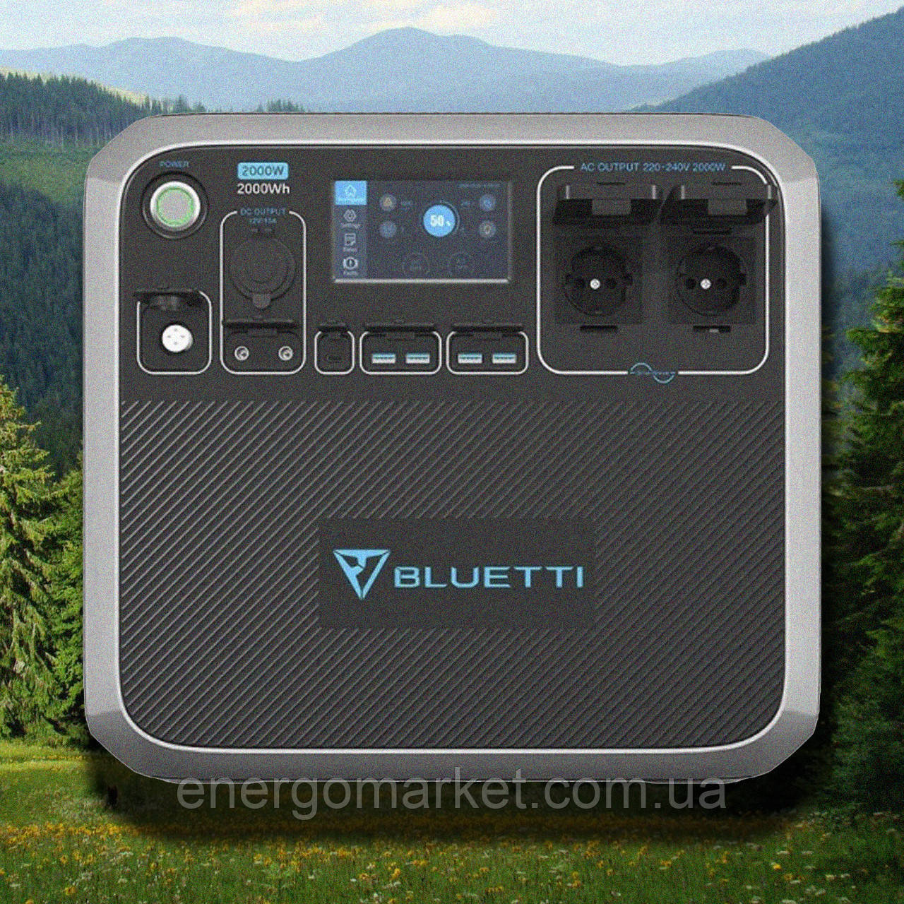 Портативна зарядна станція Bluetti AC200P (2 КВТ / 2 КВТ*год)