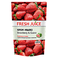 Fresh Juice р/крем-мило дой-пак 460мл strawberry&guava